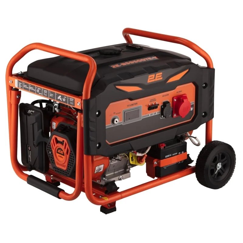 Gasoline generator 2E 380V, 50 Hz, 7.5 kW