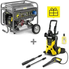 Generator Karcher PGG 6/1 + Pressure Washer Karcher K5