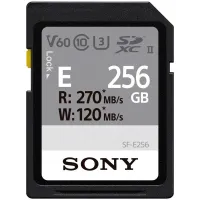 Sony SDXC 256GB C10 UHS-II U3 V60 R270/W120MB/s Entry Memory Card