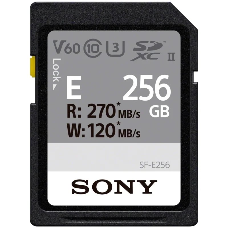 Sony SDXC 256GB C10 UHS-II U3 V60 R270/W120MB/s Entry Memory Card