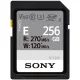 Sony SDXC 256GB C10 UHS-II U3 V60 R270/W120MB/s Entry Memory Card