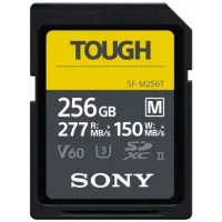 Sony SDXC Memory Card 256GB C10 UHS-II U3 V60 R277/W150MB/s Tough