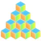 Set of wall lights Govee H6066 Glide Hexa Pro LED Light Panels 10pcs RGB White