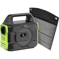 Portable charging station 2E 300W, 288 Wh with a 100W solar panel