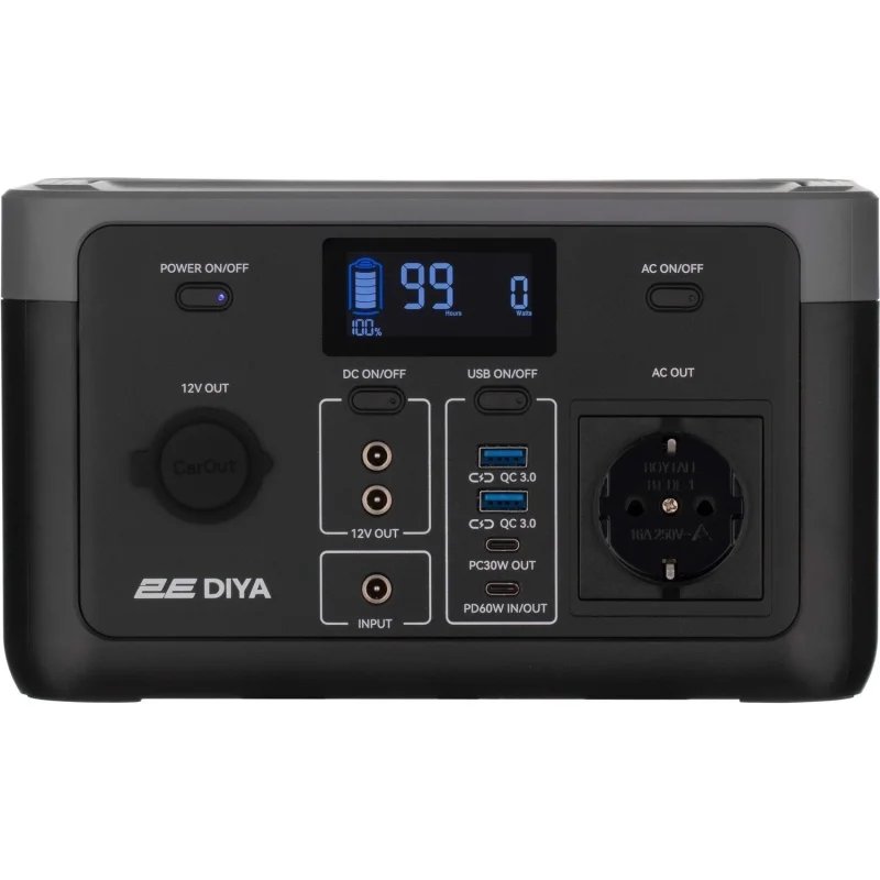 Portable Power Station 2E Diya 300W, 320Wh
