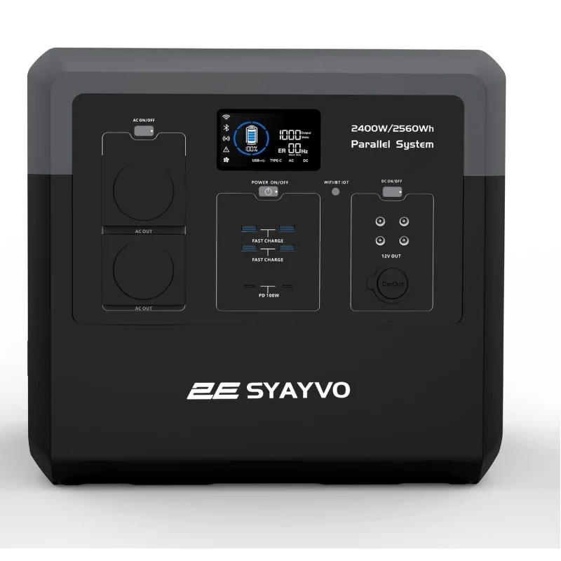 Portable charging station 2E Syayvo 2400W, 2560Wh