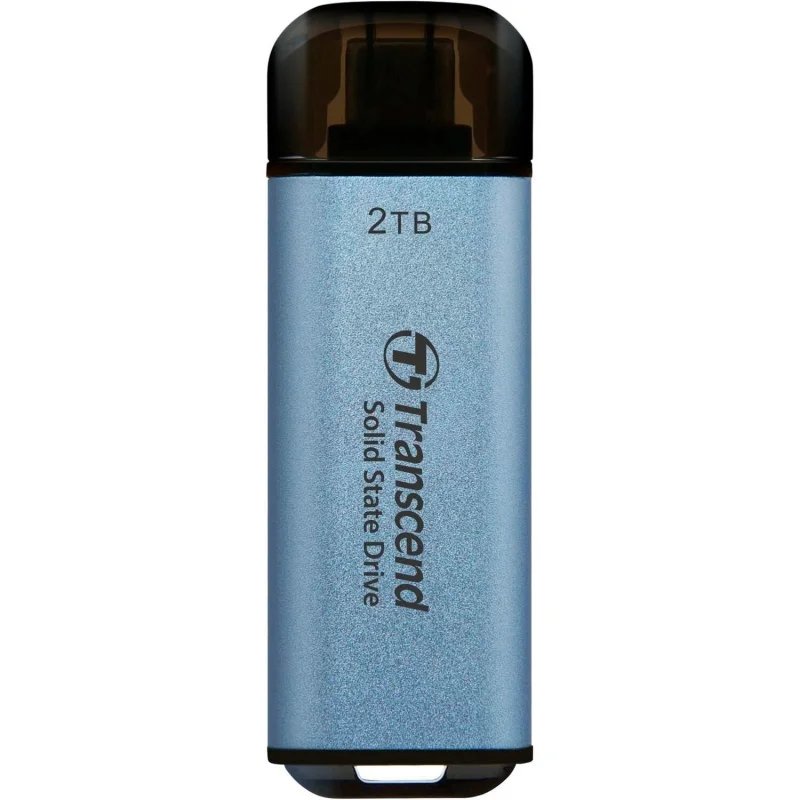 Portable SSD TRANSCEND 2TB USB 3.1 Gen 2 Type-C ESD300 Blue
