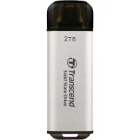 Portable SSD TRANSCEND 2TB USB 3.1 Gen 2 Type-C ESD300 Silver
