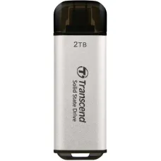 Portable SSD TRANSCEND 2TB USB 3.1 Gen 2 Type-C ESD300 Silver