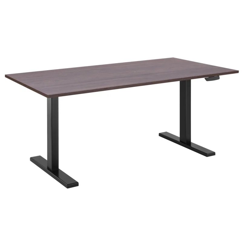 Table 2E with height adjustment Dark Wood