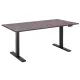 Table 2E with height adjustment Dark Wood