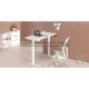 Table 2E with height adjustment White