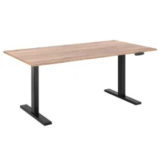 Table 2E with height adjustment Wood Old
