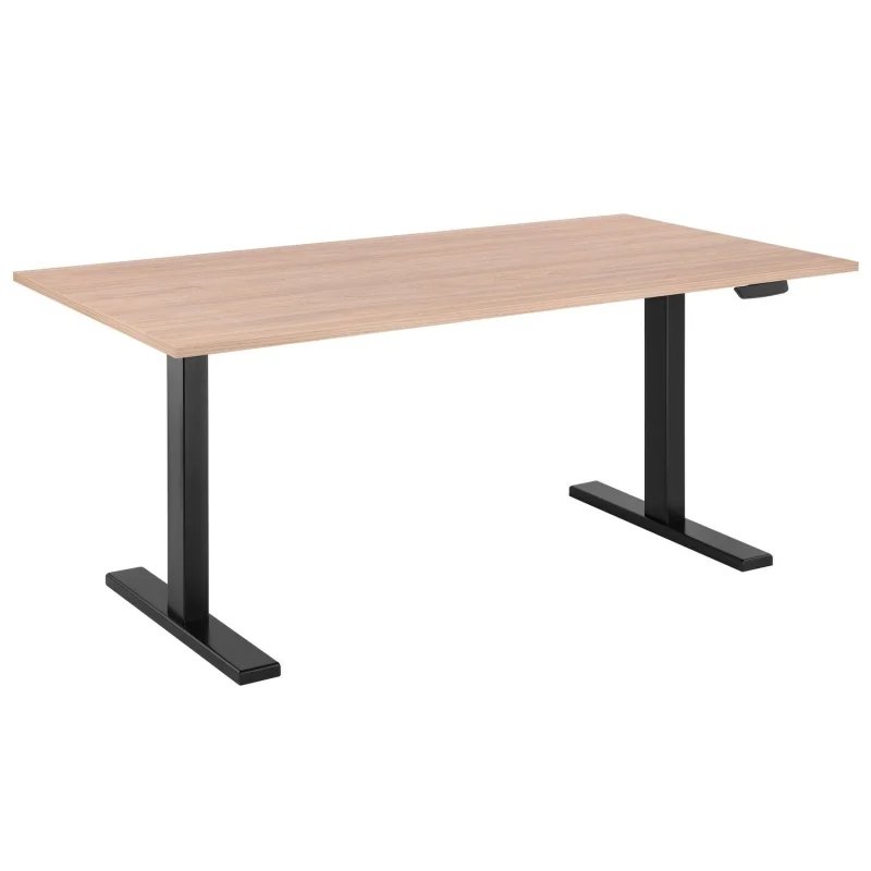 Table 2E with height adjustment Yellow Wood