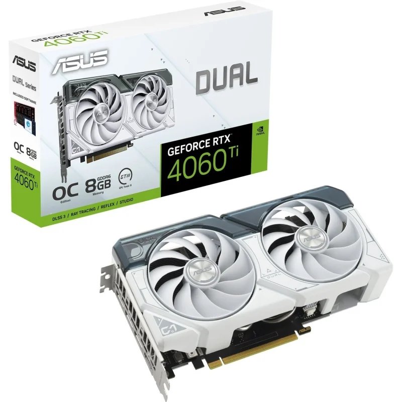 ASUS GeForce RTX 4060 Ti 8GB GDDR6X DUAL OC graphics card